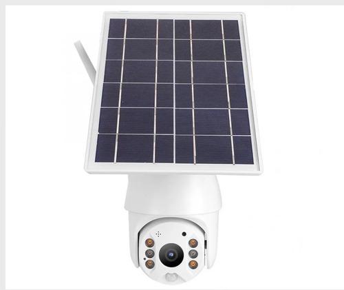 Cámara De Vigilancia Ptz Con Panel Solar Tipo Exterior Wifi